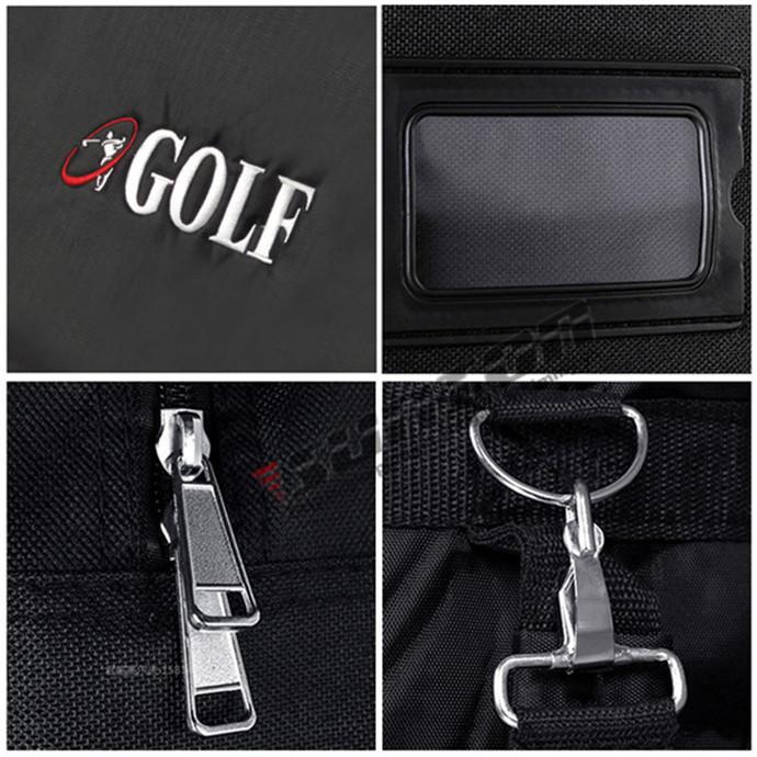 トラベルバッグ ゴルフ キャディバッグ カバー ローラー付き