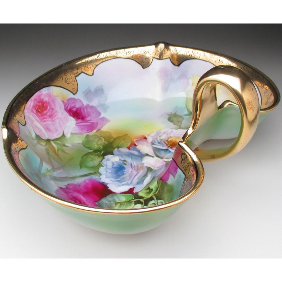 ノリタケ オールドノリタケ 金彩薔薇絵 ボウル 23cm : アンティーク