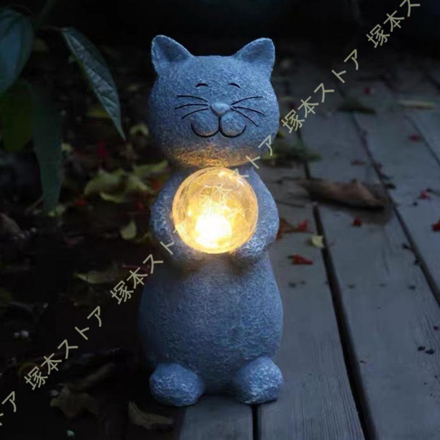 ガーデニング雑貨 屋外 猫の置物 かわいい ガーデン 置物 オブジェ