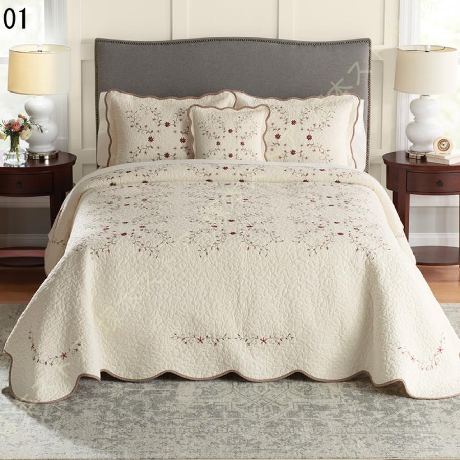 HONGF8]ベッドカバー シングル ベッドスプレッド マルチカバー キルト