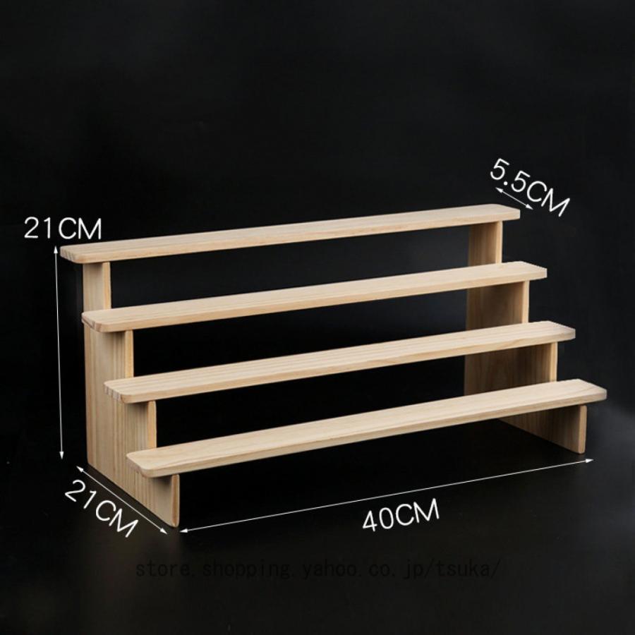 ディスプレイ スタンド 卓上 木製 展示台 フィギュア コレクション