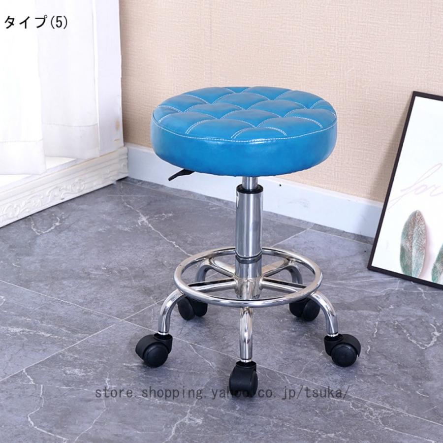 スツール キャスター付き 丸椅子 作業用 椅子 イス チェア 丸イス 昇降