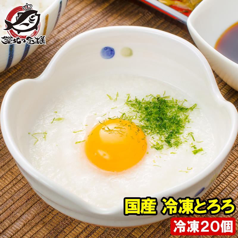 冷凍 とろろ 国産 無添加トロロ 40gパック×20個 高級タイプ 業務用でお