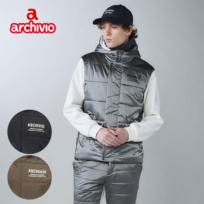 archivio（アルチビオ） ゴルフ メンズ 異素材切替中綿撥水ブルゾン