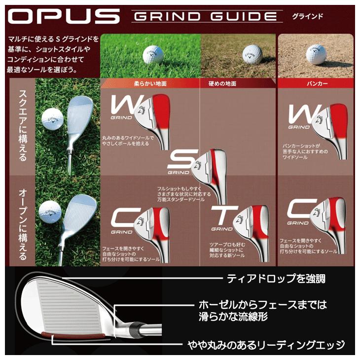 Callaway（キャロウェイ） 2024 OPUS BLACK ウェッジ Dynamic Gold