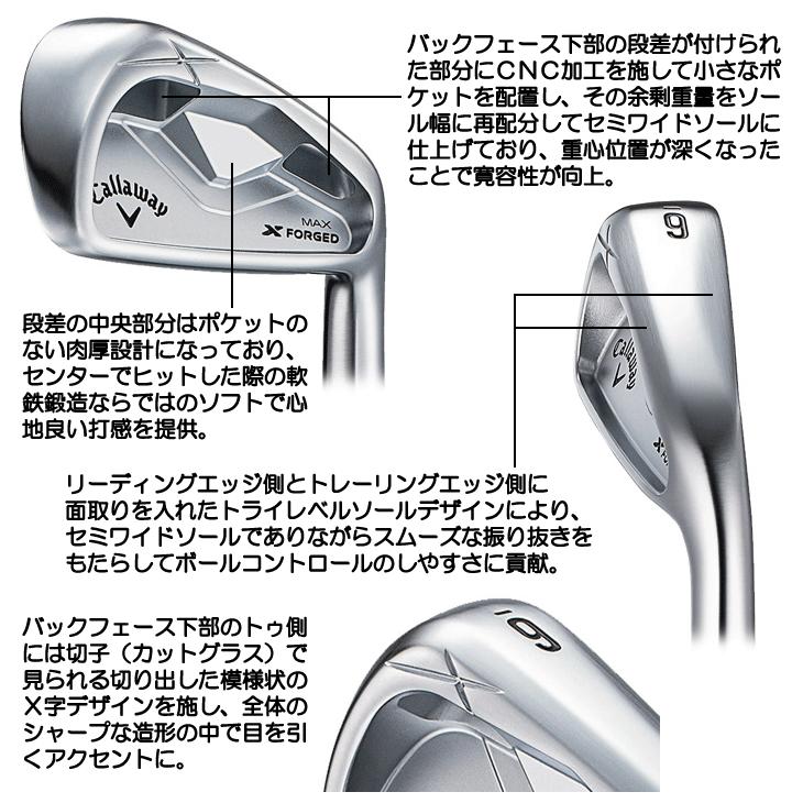 Callaway（キャロウェイ） 2025 Xフォージド MAX アイアン 5本セット