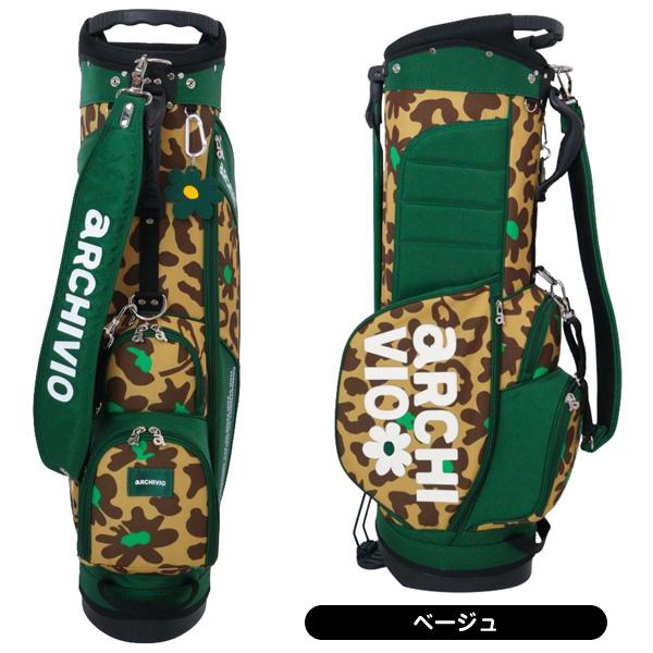 archivio（アルチビオ） キャディバッグ A510001 レディース ヒョウ柄