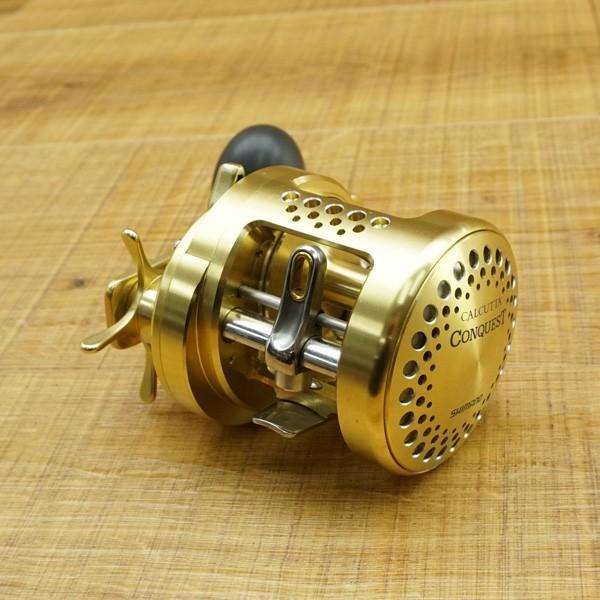 シマノ 04カルカッタコンクエスト 800F/M376M ベイトリール 美品 : 釣