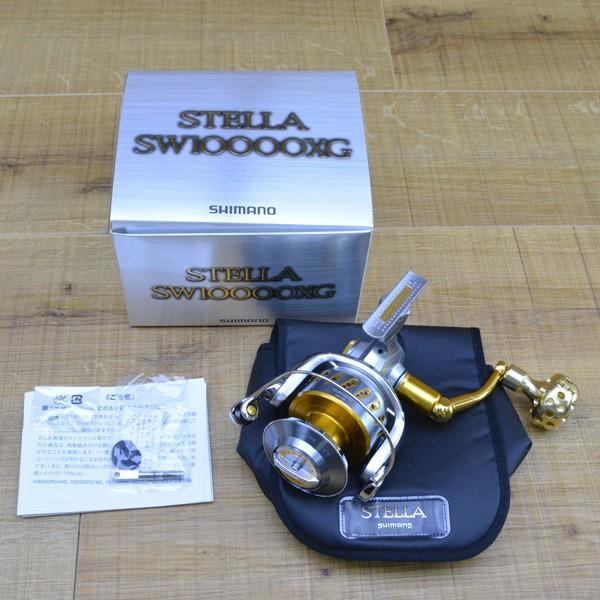 シマノ 08ステラSW 10000XG フィッシャーマンアルミノブ付き/ X015M 美
