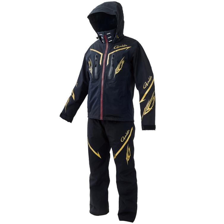 Gamakatsu（がまかつ） フィッシングレインスーツ GM-3658 ブラック L