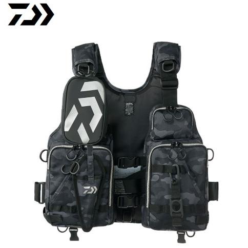 DAIWA（ダイワ） フロートゲームベスト DF-6206 ブラックカモ / 救命具
