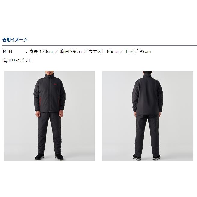 DAIWA（ダイワ） 中綿入りミドラースーツ DI-5520 ブラック Mサイズ
