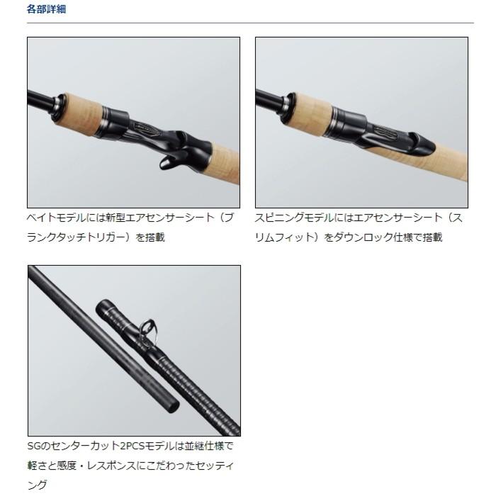 DAIWA（ダイワ） ブラックレーベル SG スピニングモデル 662L＋FS