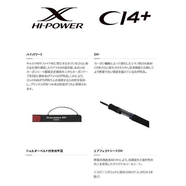シマノ（SHIMANO） 21 スコーピオン XV 2501FF-2 スピニングモデル