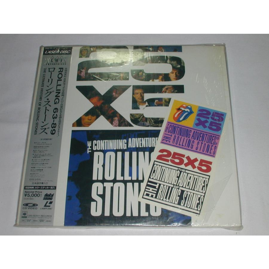 LD：レーザーディスク）ローリング・ストーンズ／ROLLING 63-89