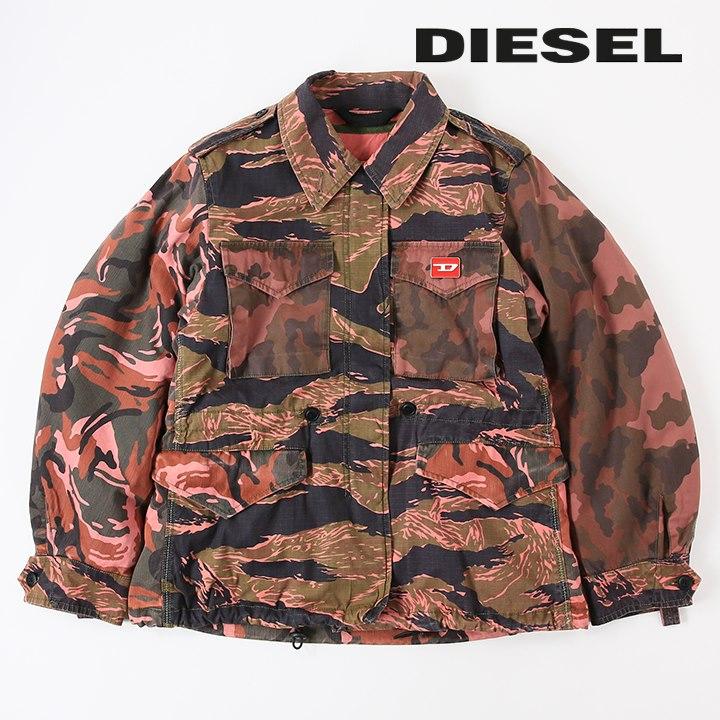 DIESEL（ディーゼル） ミリタリーブルゾン ジャケット レディース 迷彩