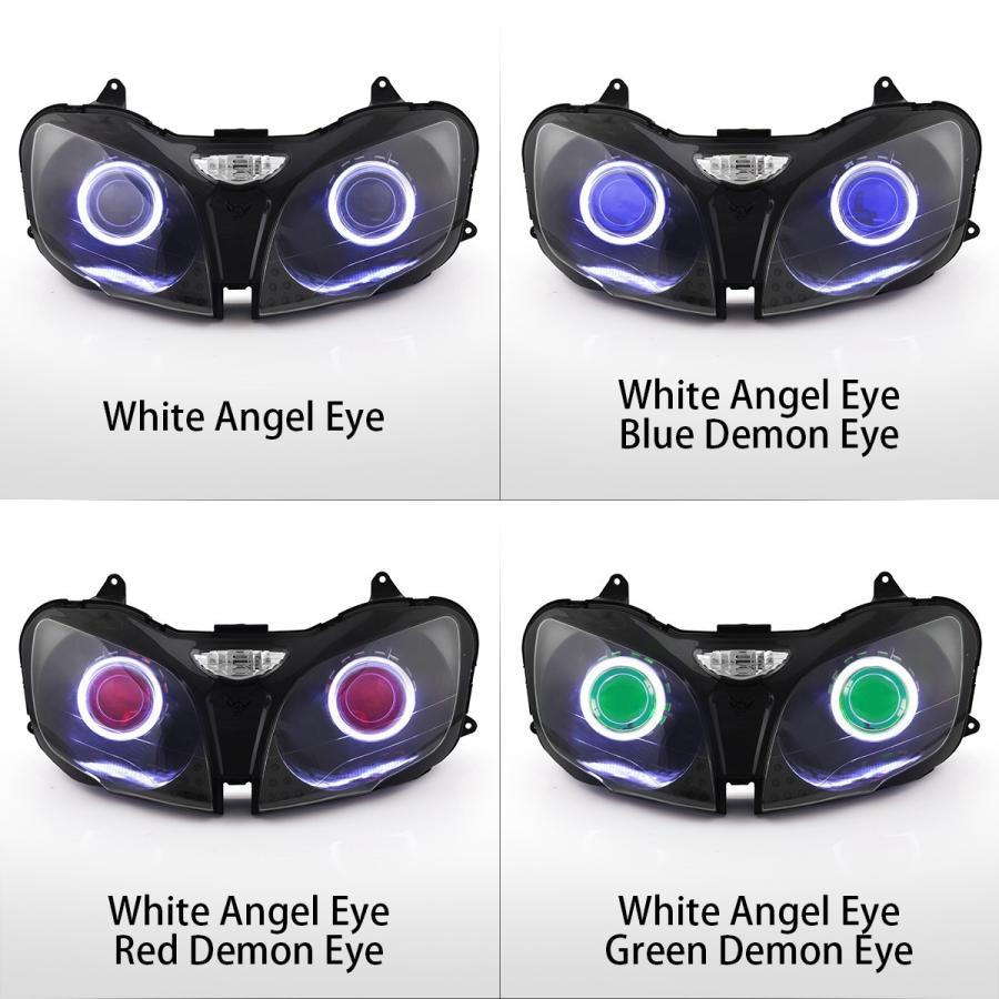 Kawasaki ZX-9R 00-03年 カスタムヘッドライトキット : 輸入パーツ専門