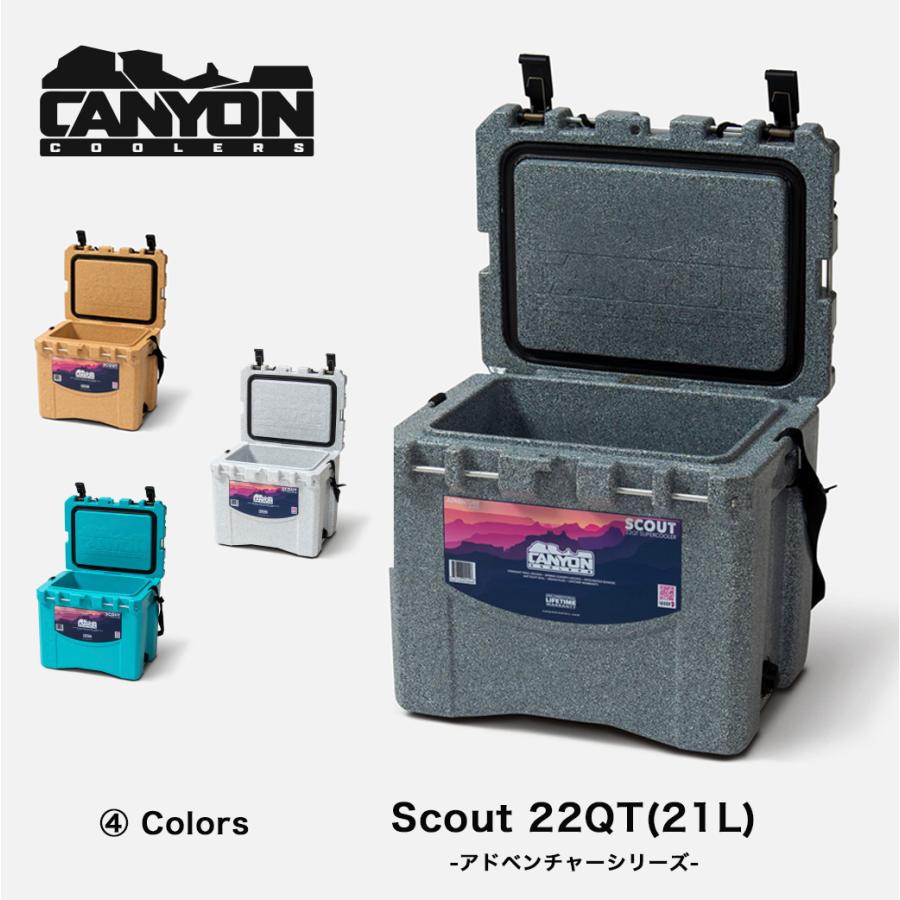 クーラーボックス CANYON COOLERS ハードクーラー SCOUT（スカウト）22