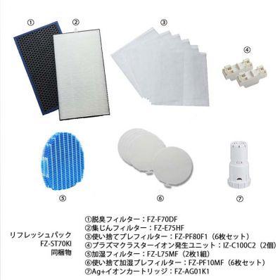 シャープ部品：リフレッシュパック/FZ-ST70KI加湿空気清浄機用