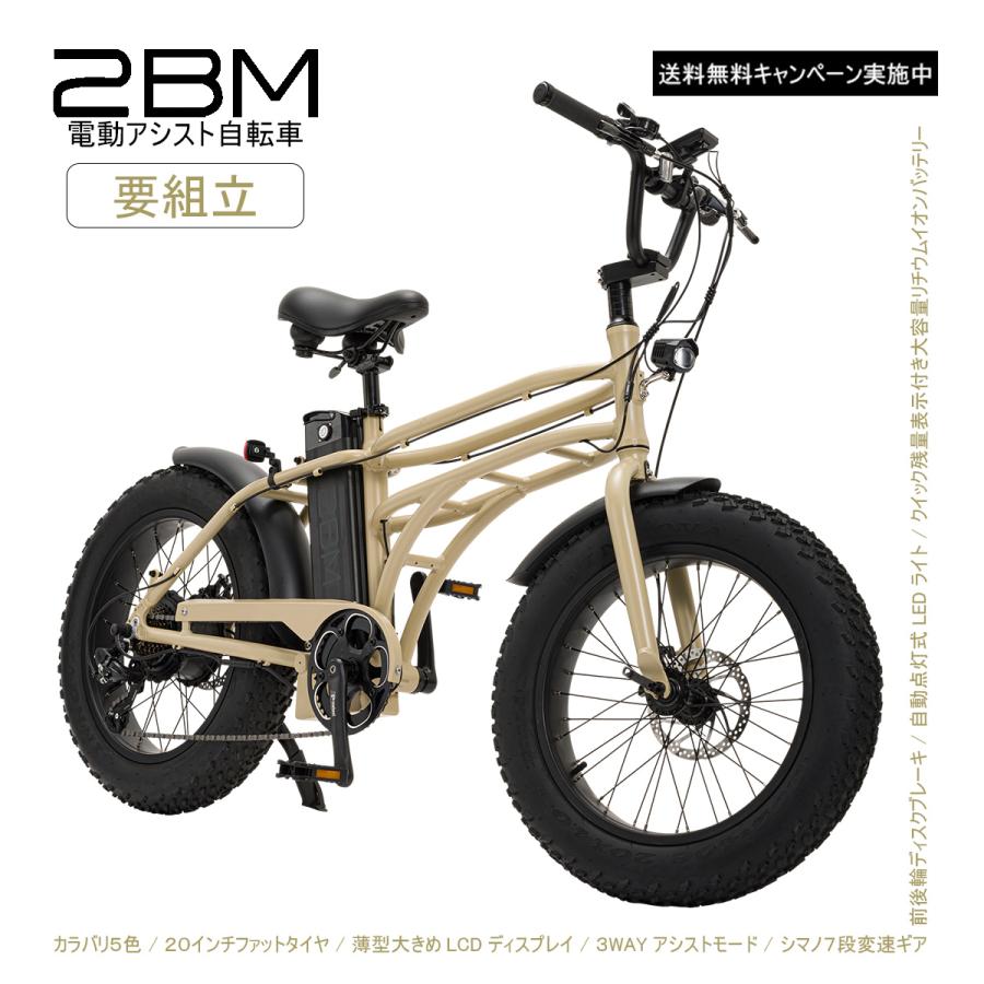 2BM ツービーエム 電動アシスト自転車 おしゃれ 街乗り 半完成品 5