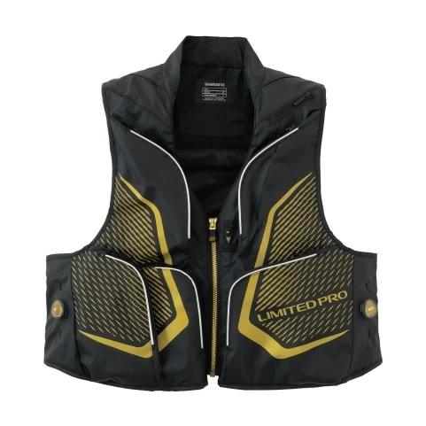 シマノ□リミテッドプロ 2WAYベスト VE−011V ブラック : 釣具