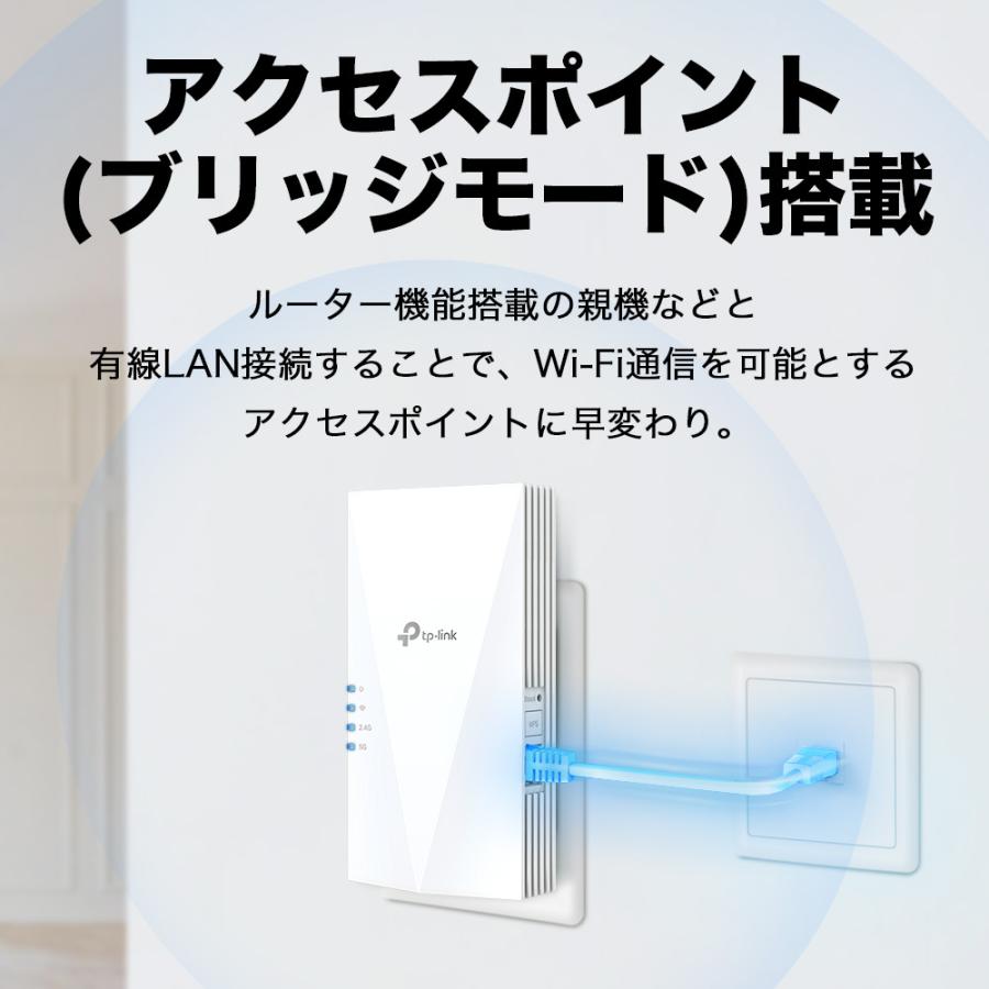 TP-Link 【迷ったらこれ】WiFi6 (11AX) 無線LAN中継器 1201Mbps+