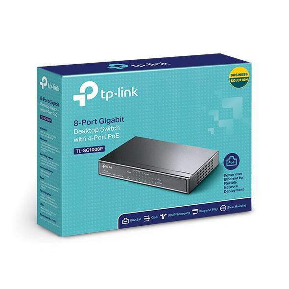 TP-Link 8ポート 4ポートPoE スイッチ POE HUB ギガビット