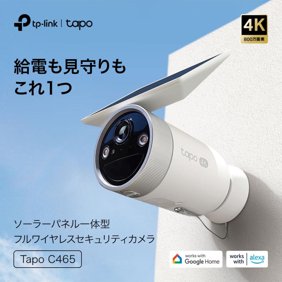 TP-Link 防犯カメラ 屋外 800万画素（フルHDの4倍）4K 超高画質 Tapo