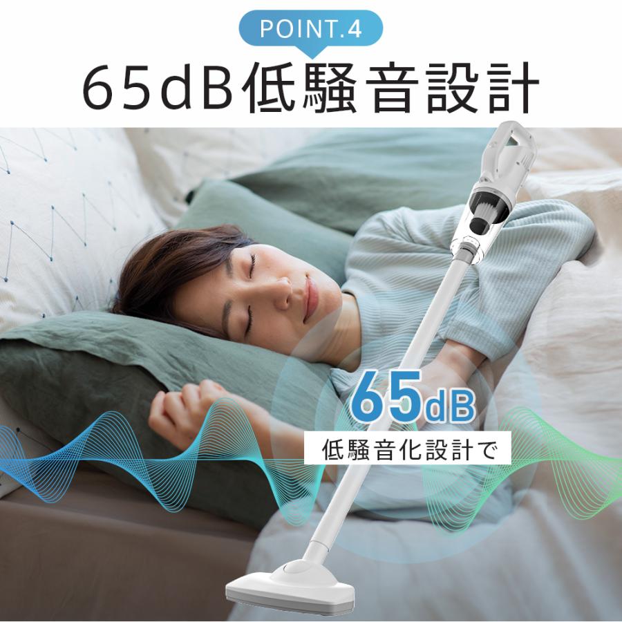 掃除機 コードレス 2way 10000pa スティック型 超強力吸引 LED付き