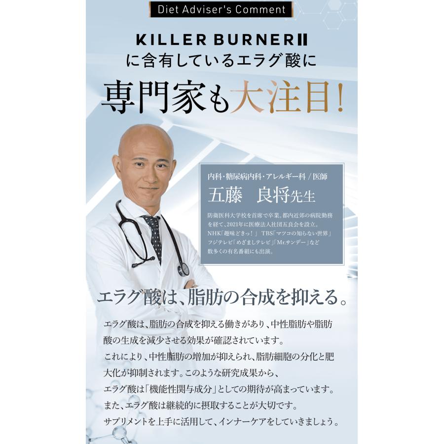 公式_正規販売店】2個セット キラーバーナー II ダイエットサプリ 倖田