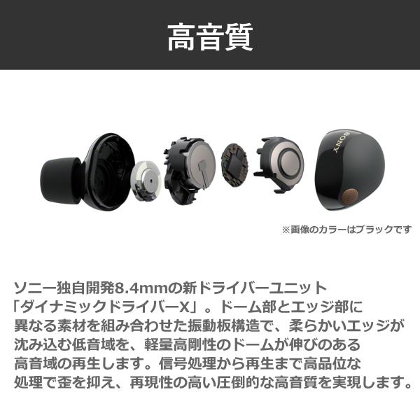 SONY（ソニー） イヤホン WF-1000XM5 WF-1000XM5(S) マイク付き