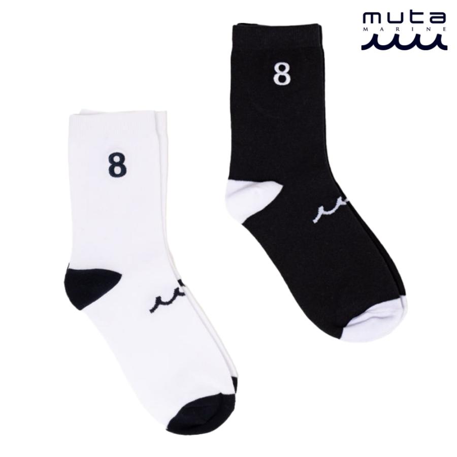 muta（ムータ） muta MARINE マリン 8 ロゴ ソックス MMBG-448008
