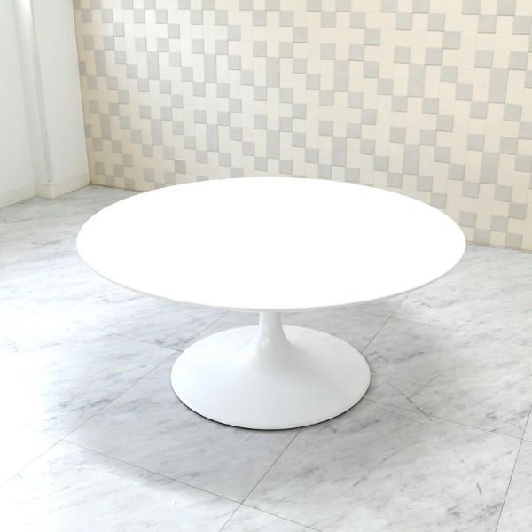 エーロ・サーリネン（Eero Saarinen） チューリップテーブル 直径90cm