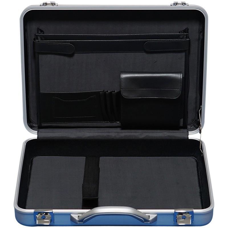 アルミ製 アタッシュケース Mサイズ B4サイズ対応 シルバー 軽量モデル