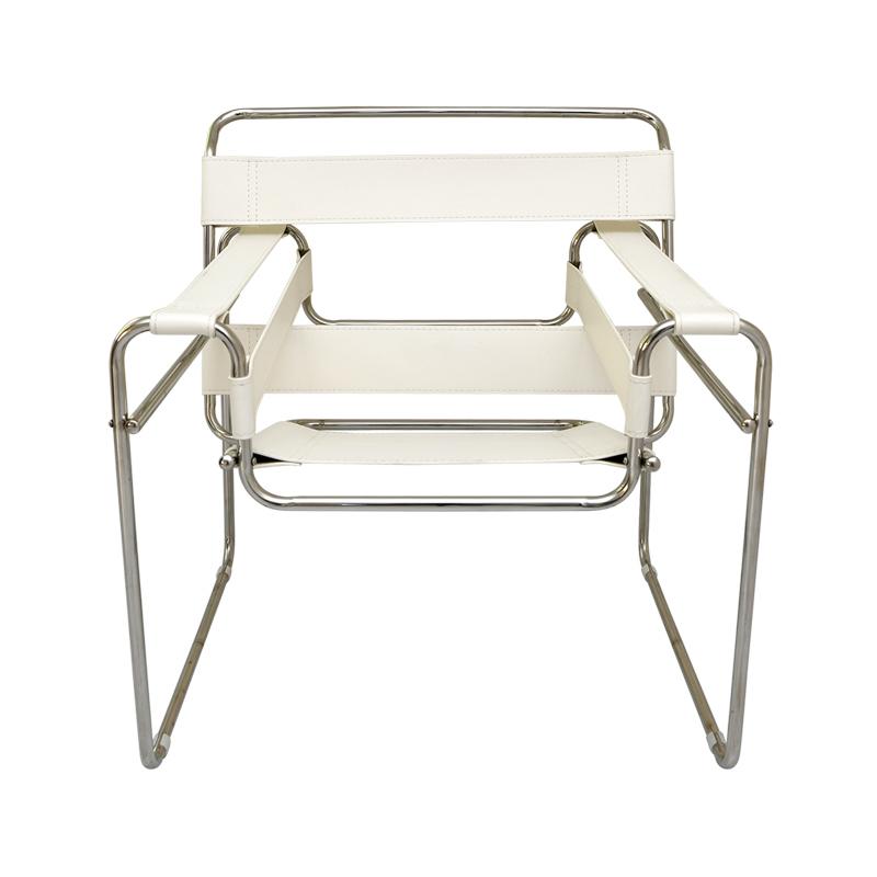 マルセル・ブロイヤー（Marcel Breuer） ワシリーチェア 色 ホワイト