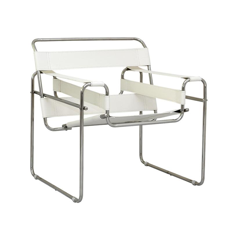 マルセル・ブロイヤー（Marcel Breuer） ワシリーチェア 色 ホワイト