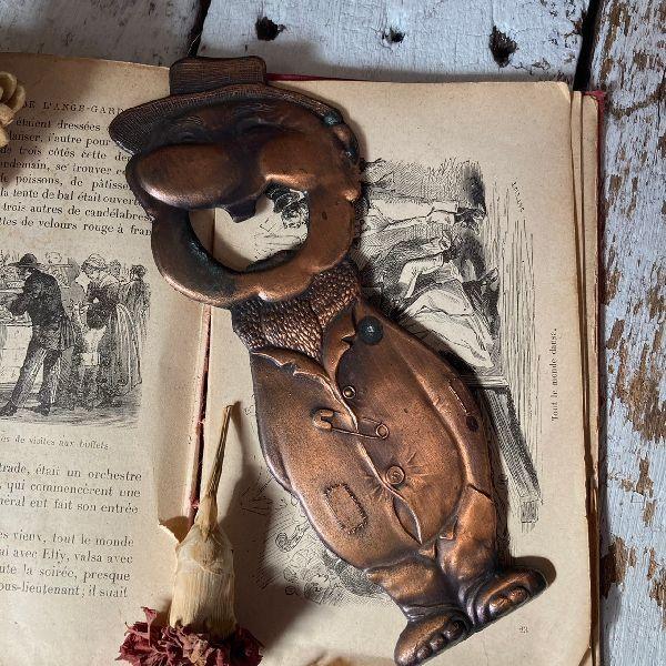 VINTAGE ≫ドイツ ヴィンテージ*古い コミカル ボトルオープナー*栓