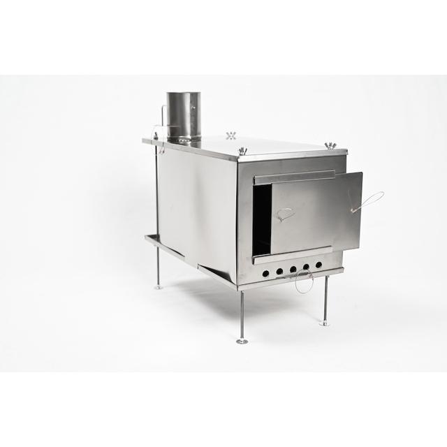 薪ストーブ ポータブルU-ターンストーブLサイズ 新モデル チタン製