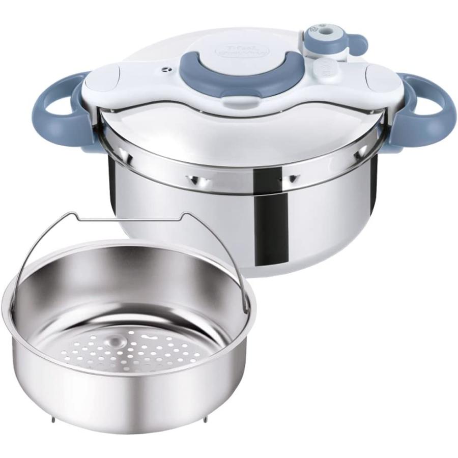 T-fal（ティファール） 圧力鍋 4.5L IH対応 2~4人用 ワンタッチ開閉 10