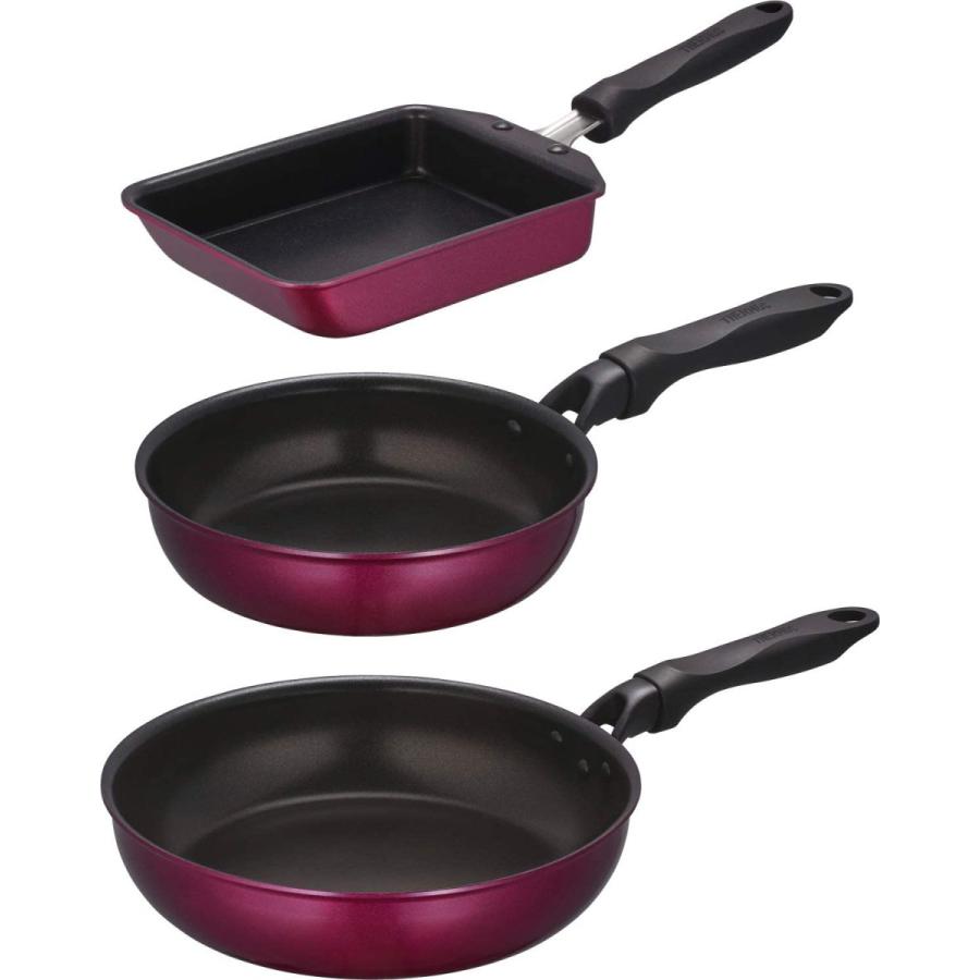 THERMOS（サーモス） デュラブルシリーズ フライパン KFF 3点セット