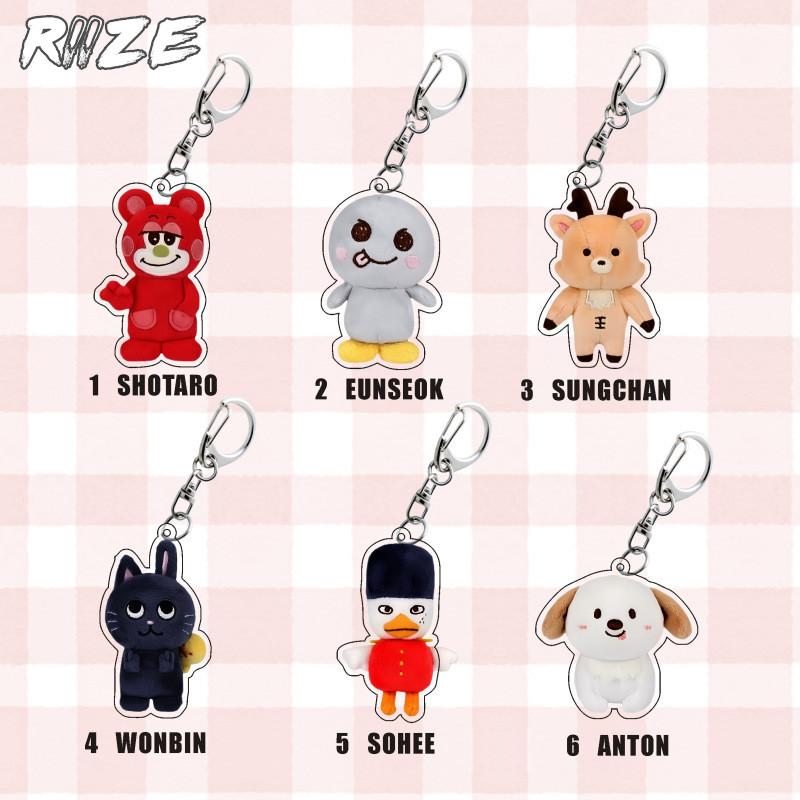 2番目半額 RIIZEグッズ キーリング アクリル ライズ キャラクター