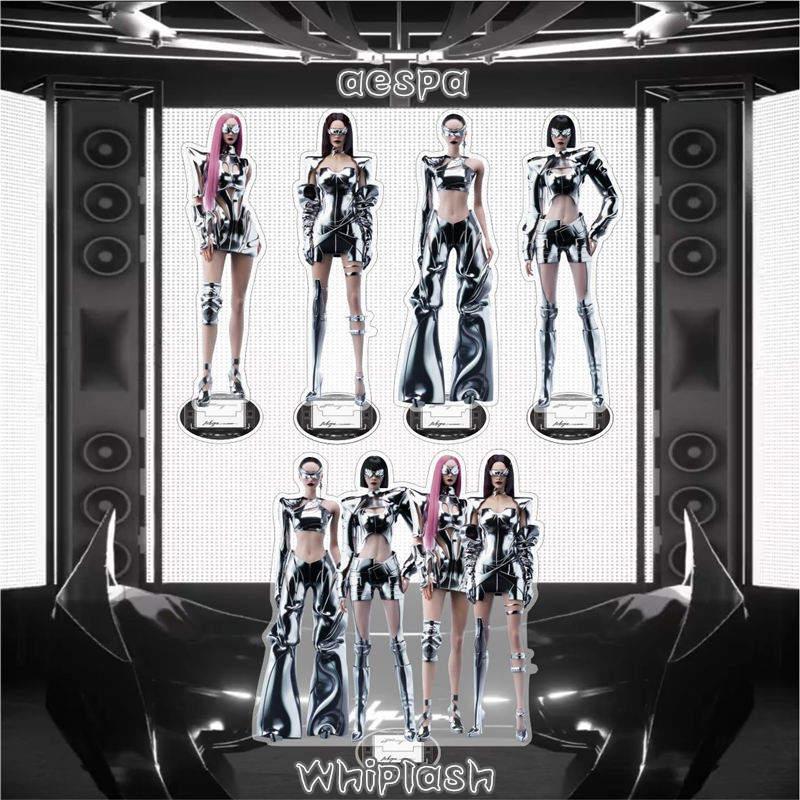 2番目半額 aespaグッズ Whiplash アクリルスタンド 写真立て 卓上 15cm