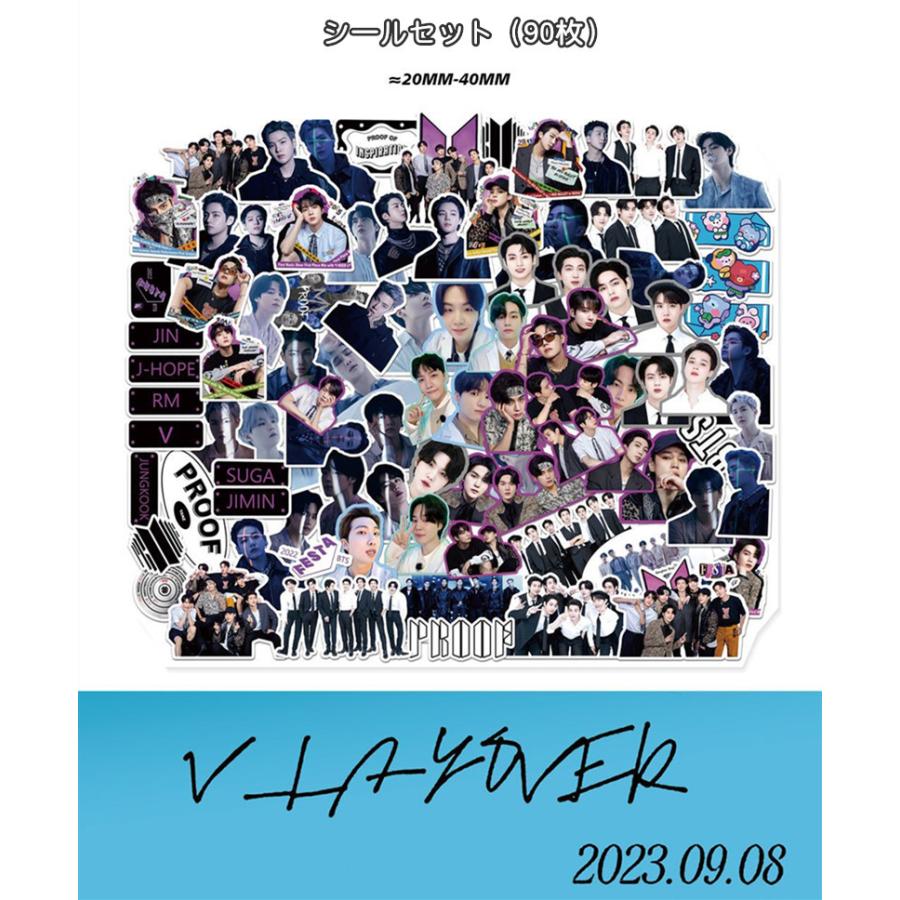 Vグッズ Layover ギフトボックス フォトカード テテ テープ セット