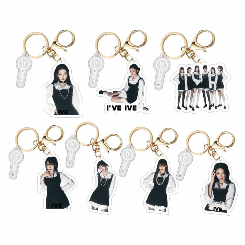 2番目半額 IVEグッズ キーリング プラスチック アイヴ キーホルダー I