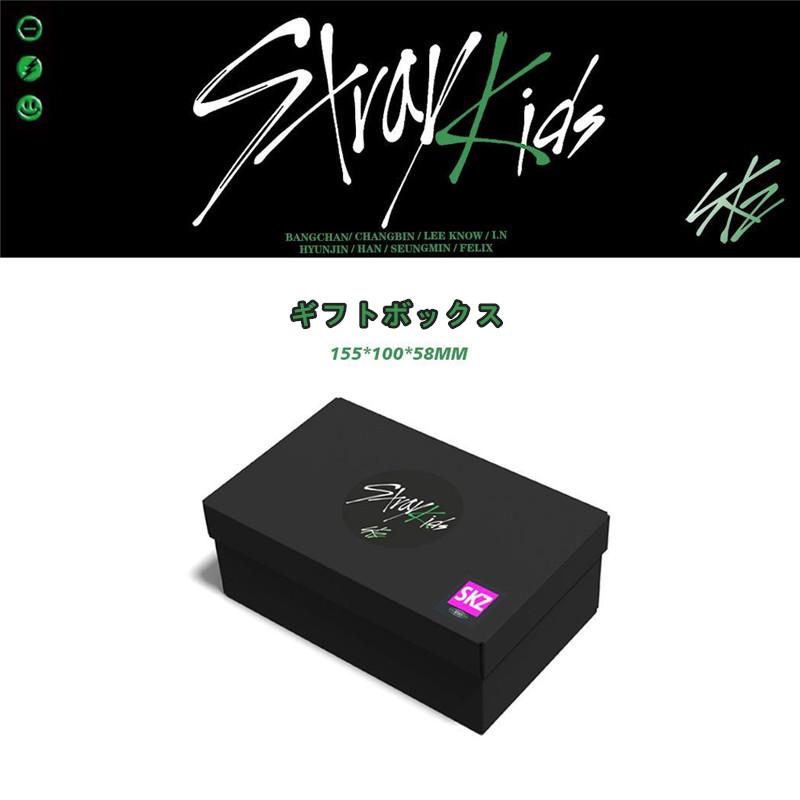 Stray Kidsグッズ ギフトボックス フォトカード テープ トレカ 写真 K
