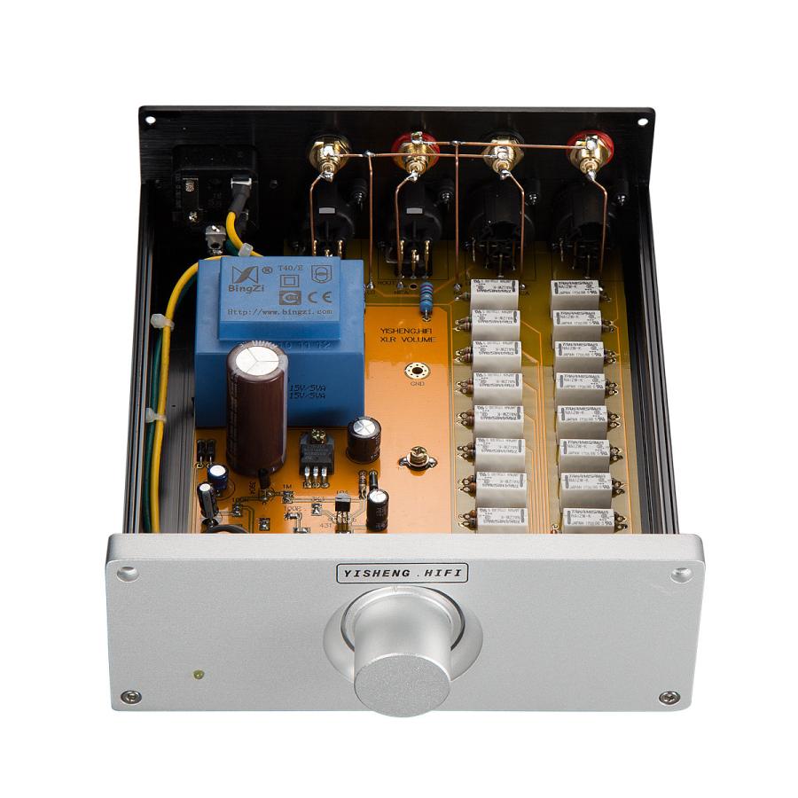 HiFi ステレオ オーディオ プリアンプ RCA /バランスXLR スイッチャー