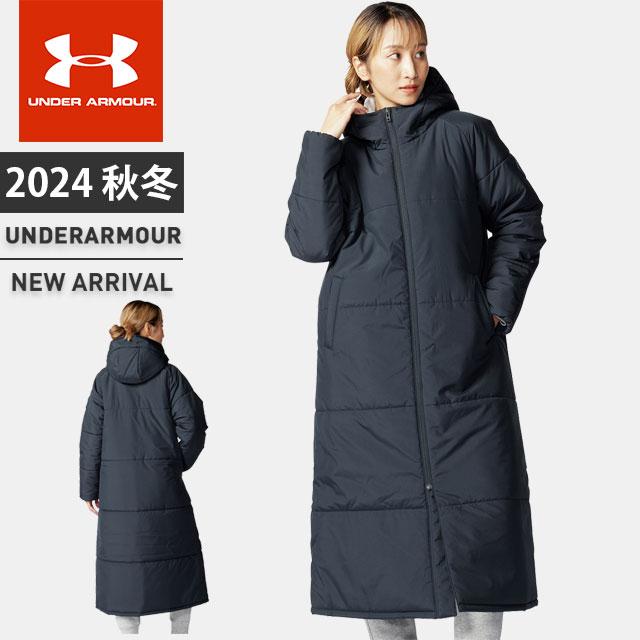 ☆アンダーアーマー レディース ベンチコート ロングコート ジャンパー