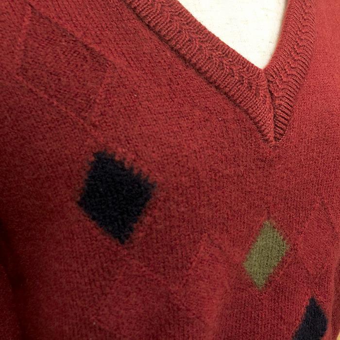 Arnold Palmer（アーノルドパーマー） ニット セーター Vネック ひし形