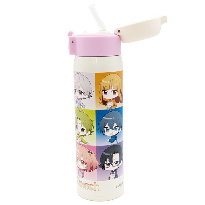 スケーター カラフルピーチ ワンタッチ ストローボトル カラピチ 水筒