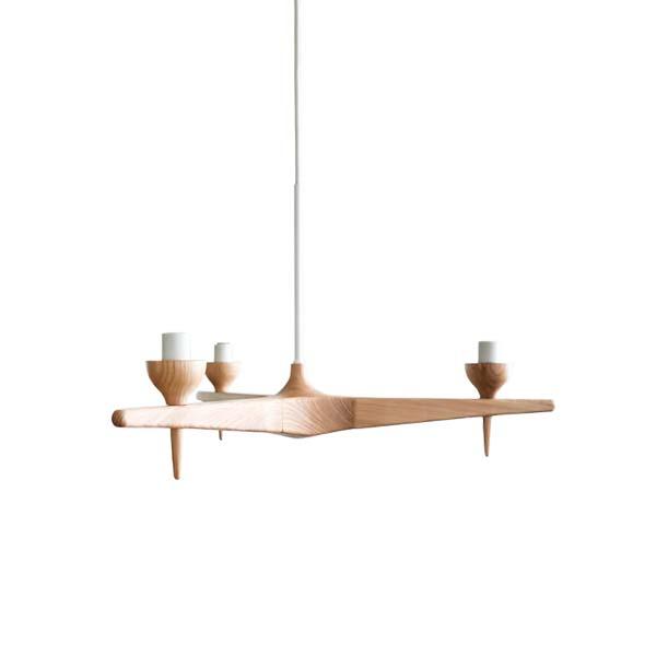 AXCIS アクシス sljd wood chandelier 3bulb スロイド ウッド